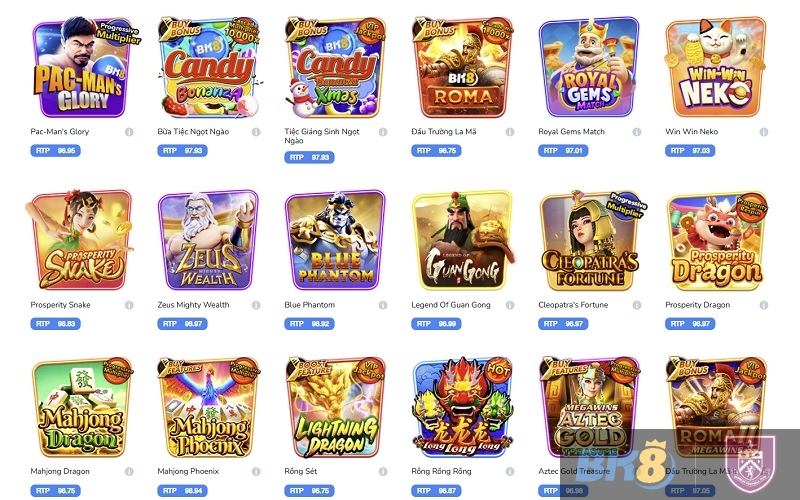 Top Game Slot dễ trúng tại BK8 không nên bỏ qua 1 8 Top Game Slot dễ trúng tại nhà cái BK8